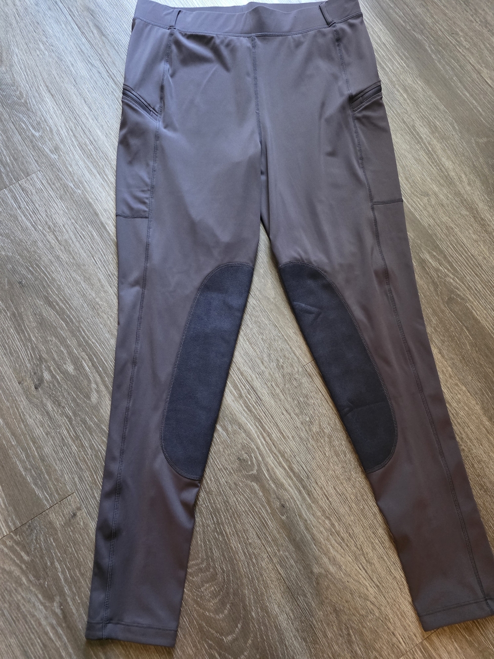 Women's LARGE Willit Dark Gray Riding Leggings. NWOT